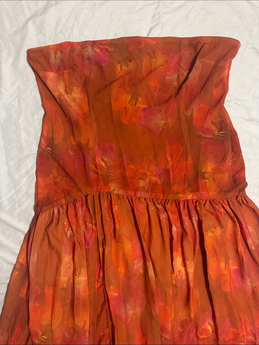 NWT Peppermayo Eden Amber Strapless Maxi Dress Plus Size 18 5XL Drop Waist Slit - Picture 6 of 11